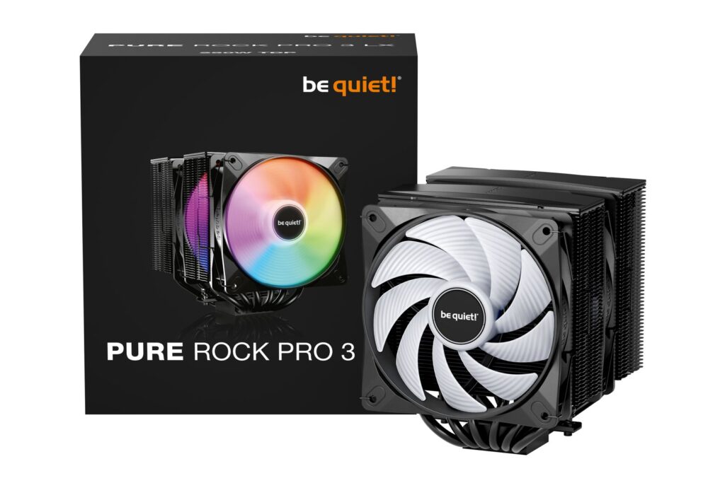 Be Quiet! CPU Cooler - PURE ROCK PRO 3 LX Black (AMD: AM4/AM5; Intel: 1851/1700/1200/1150/1151/1155) - Image 6
