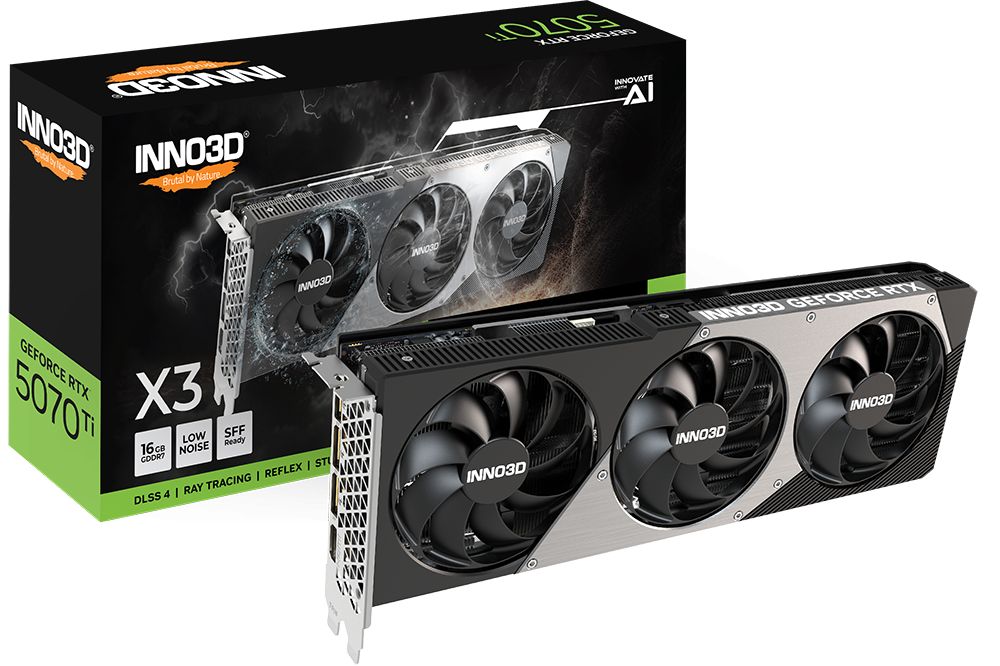 Inno3D GeForce RTX5070 Ti 16GB GDDR7 X3 - Image 1
