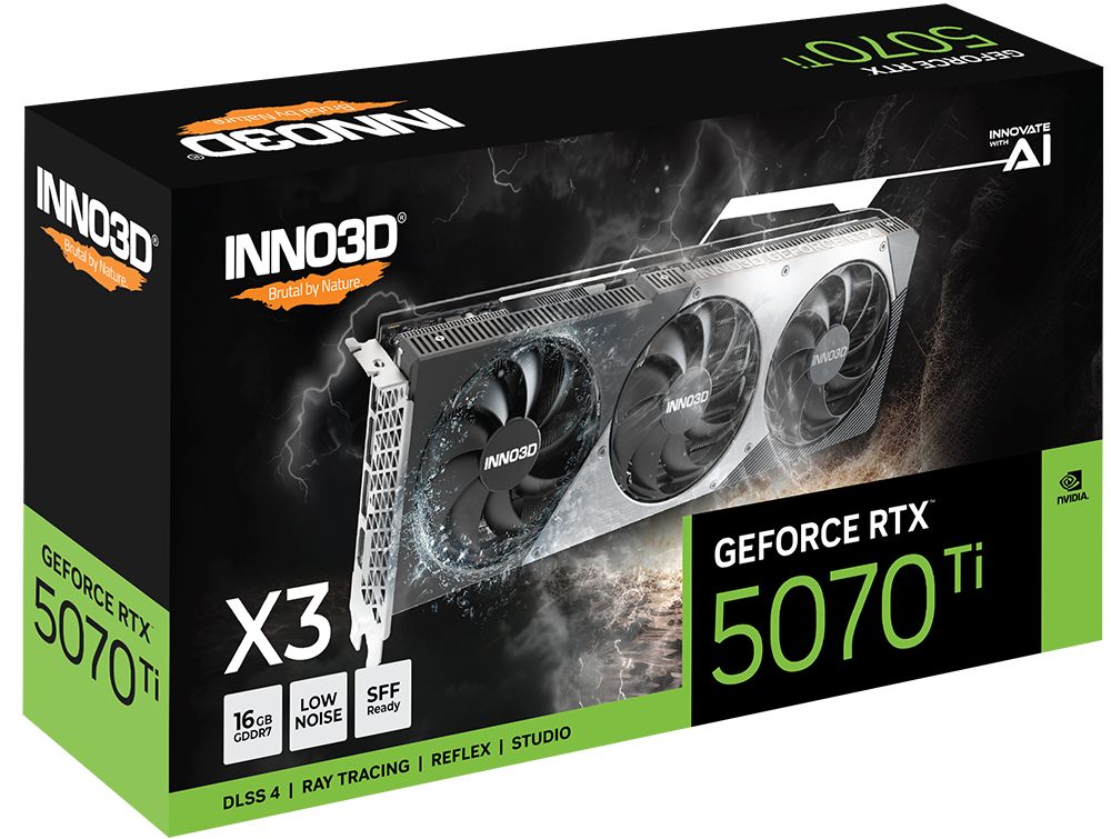 Inno3D GeForce RTX5070 Ti 16GB GDDR7 X3 - Image 3