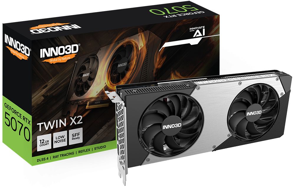 Inno3D GeForce RTX5070 12GB GDDR7 Twin X2 - Image 1