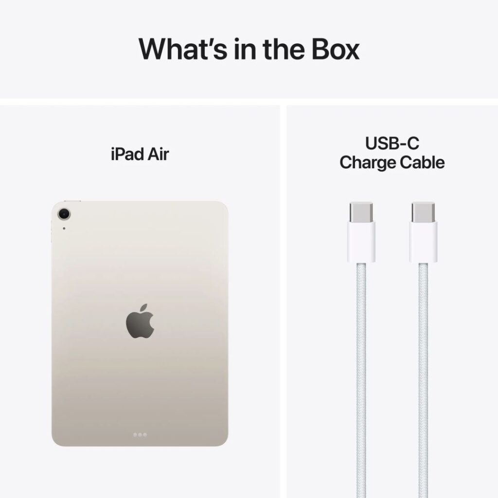 Apple iPad Air (2025) 11" 128GB Wi-Fi Starlight - Image 3