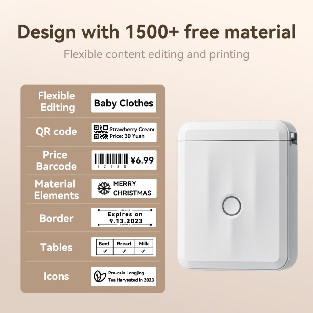 niimbot-d110_m-set-cimkenyomtato-white_5.jpg NIIMBOT D110_M Set Címkenyomtató White - Image 5