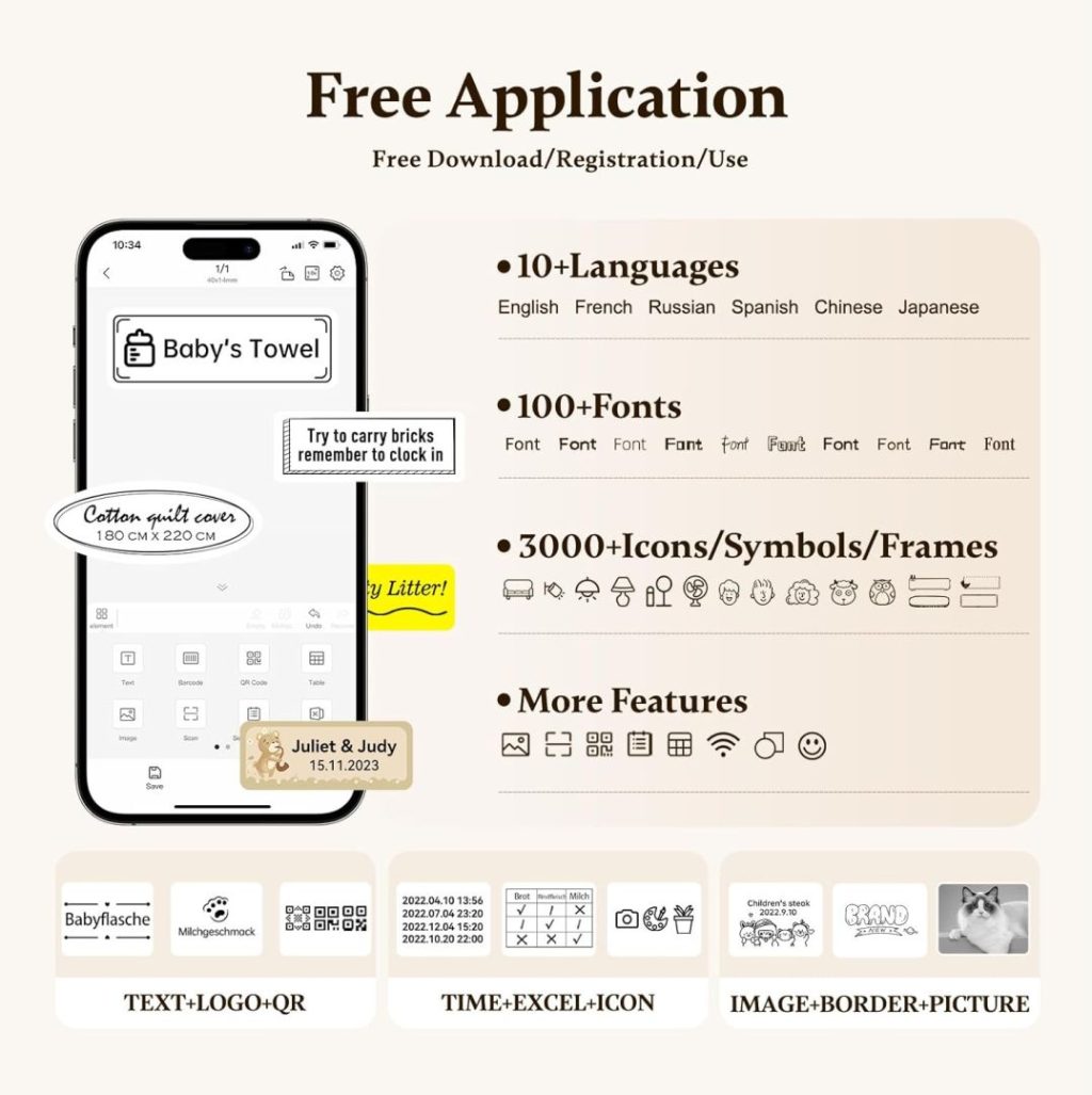 niimbot-d11_h-set-cimkenyomtato-white_6.jpg NIIMBOT D11_H Set Címkenyomtató White - Image 6