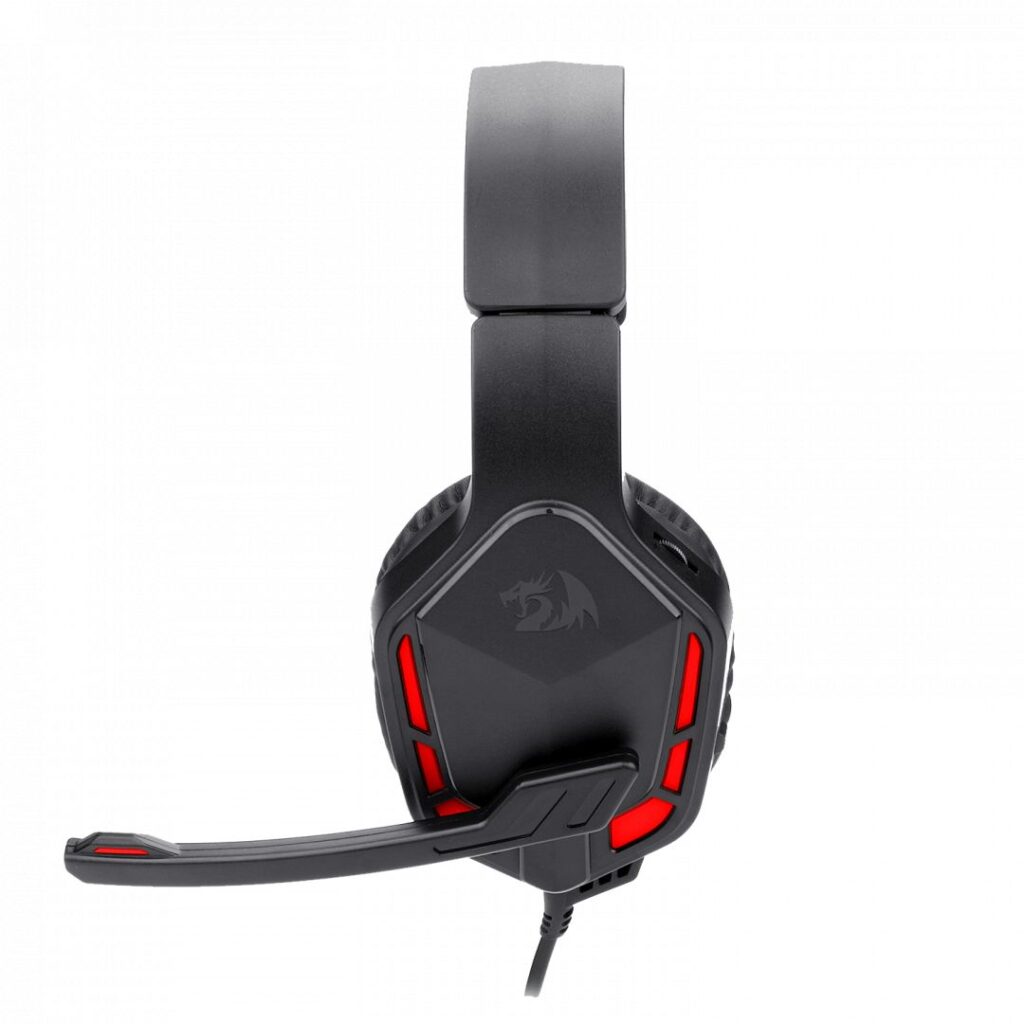 Redragon Themis Gaming Headset Black/Red - Image 2