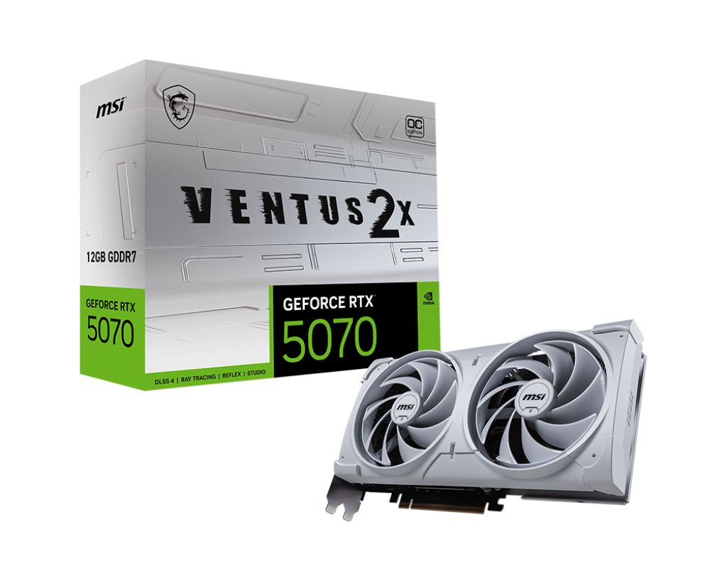 Msi RTX5070 VENTUS 2X OC WHITE - Image 1