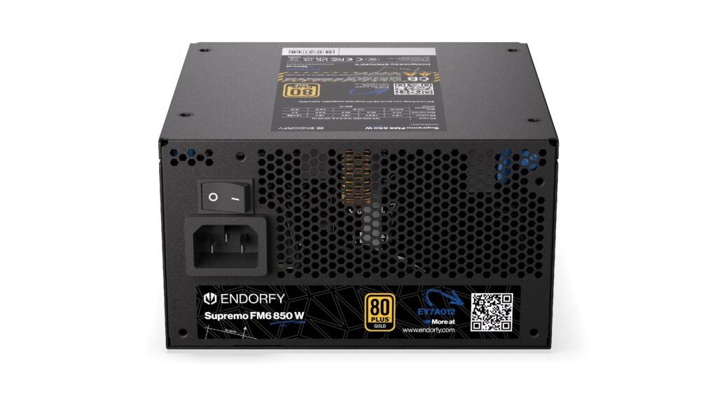 Endorfy Tápegység - Supremo FM6 Gold 850 W (80+ Gold, ATX 3.1, 12cm, fekete) - Image 10