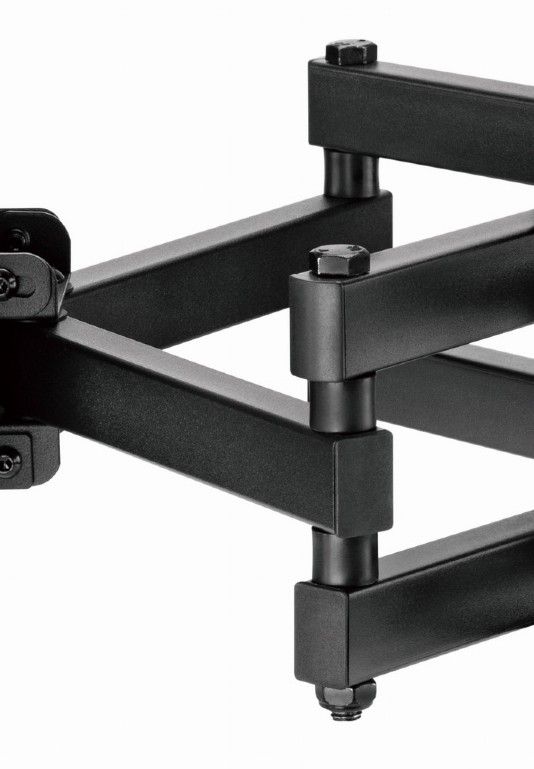 Gembird WM-80ST-03 Full-motion TV wall mount 37”-80” Black - Image 8