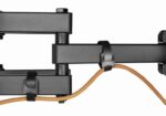 Gembird WM-80ST-03 Full-motion TV wall mount 37”-80” Black - Image 9