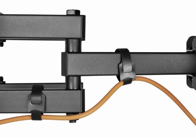 Gembird WM-80ST-03 Full-motion TV wall mount 37”-80” Black - Image 9