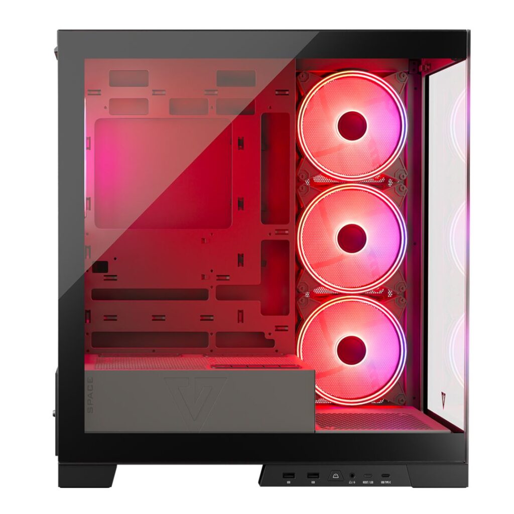 Modecom Volcano Space Apex ARGB Tempered Glass Black - Image 15