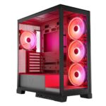 Modecom Volcano Space Apex ARGB Tempered Glass Black - Image 2