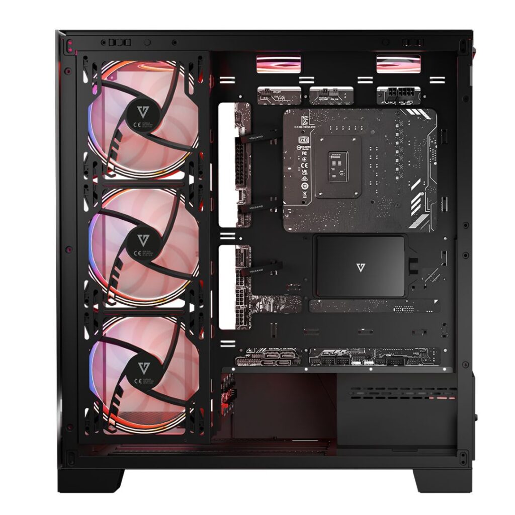 Modecom Volcano Space Apex ARGB Tempered Glass Black - Image 23