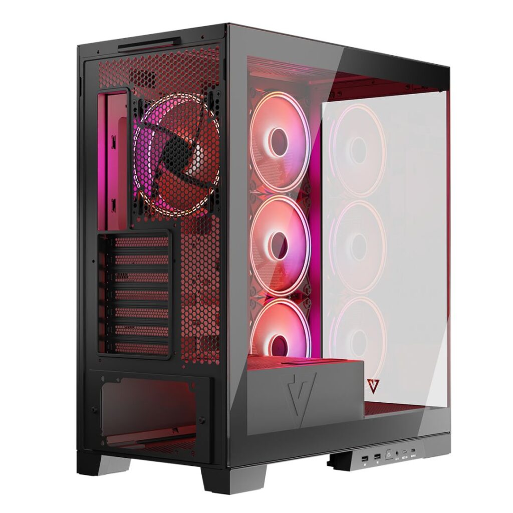 Modecom Volcano Space Apex ARGB Tempered Glass Black - Image 8