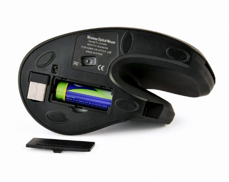 Gembird MUSW-ERGO-03 Mouse Black - Image 6
