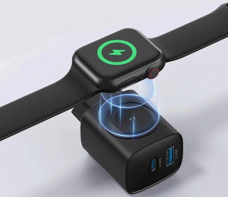 Gembird 2-in-1 20W Apple Watch + phone fast charger Black - Image 4