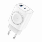 Gembird 2-in-1 20W Apple Watch + phone fast charger White - Image 2
