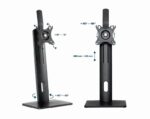 Gembird MS-D1-01 Monitor Desk Stand 17"-32" Black - Image 7
