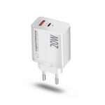 Esperanza Quich Power Charger 20W USB-C PD 20W / USB-A QC 3.0 18W White - Image 2