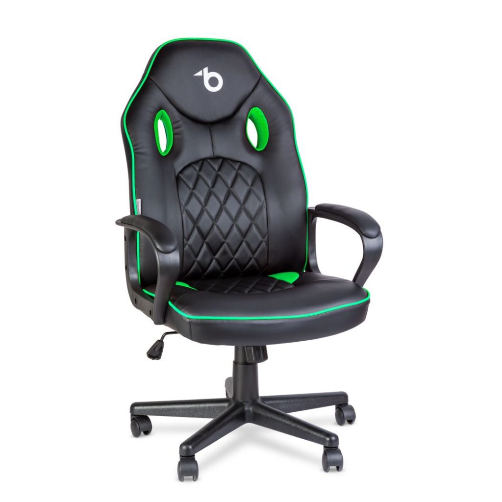 Delight BMD1116GR Gaming Chair Black/Green - Image 1