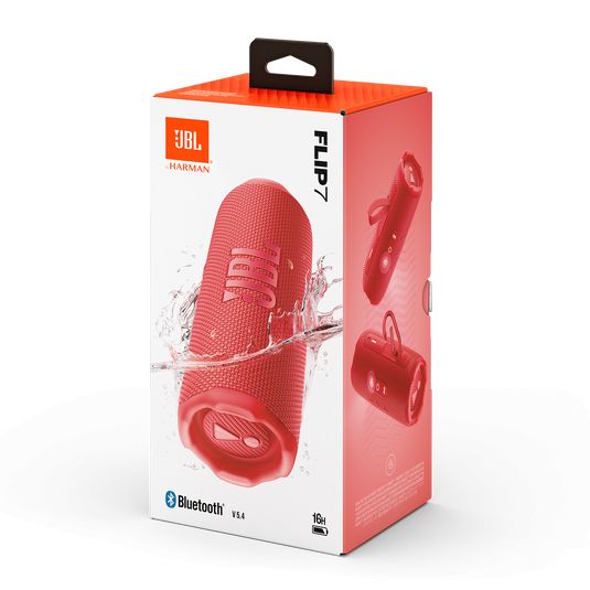 JBL Flip 7 Portable Waterproof Bluetooth Speaker Red - Image 11