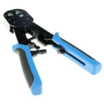 ACT TD168T Modular crimp tool for pass-through RJ45 connectors Blue - Image 2