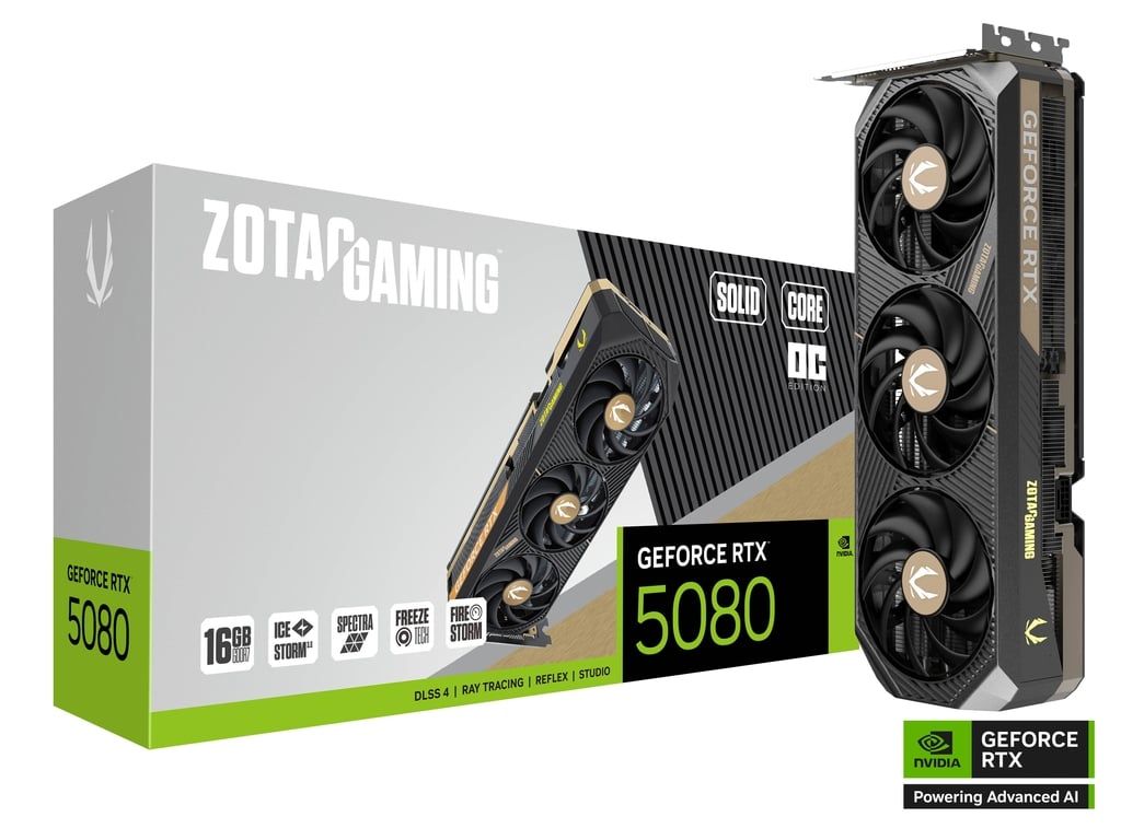 zotac-rtx5080-16gb-ddr7-solid-corce-oc_1.jpg Zotac GeForce RTX5080 16GB DDR7 Solid Core OC - Image 1