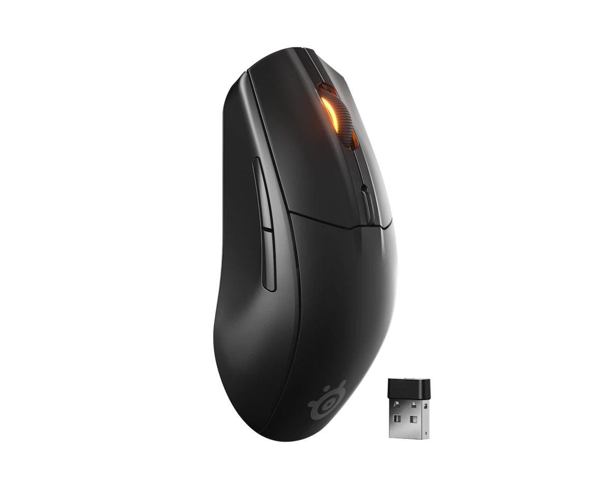 SteelSeries Rival 3 Gen 2 vezeték nélküli fekete gamer egér - Image 1