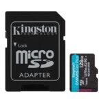 Kingston 128GB microSDXC Canvas Go Plus Gen4 Class 10 UHS-I U3 + adaper