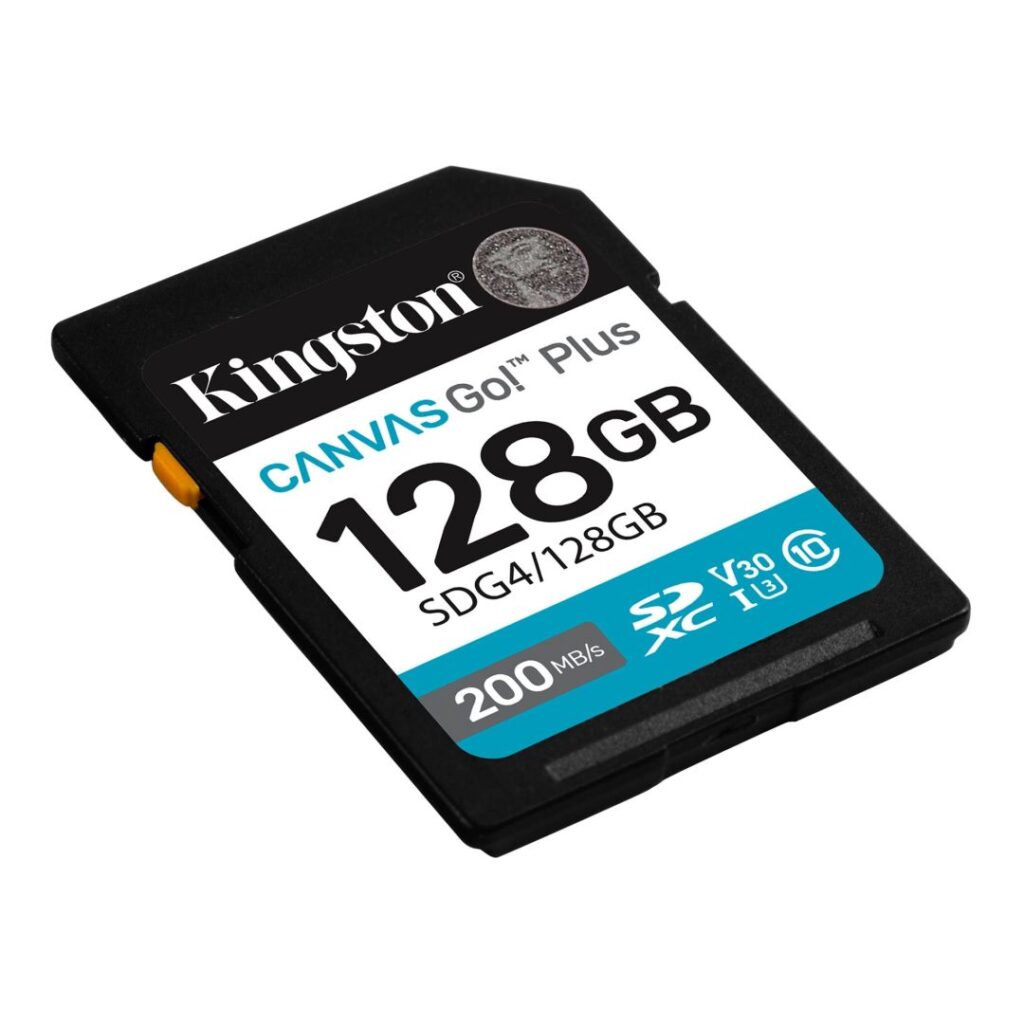Kingston 128GB Canvas Go Plus Gen4 Class 10 UHS-I U3 V30 - Image 2