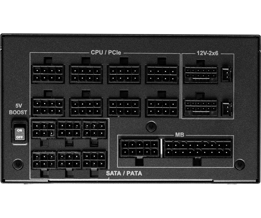 ASRock Phantom Gaming PG-1600G 1600W 80 PLUS Gold ATX3.1 Moduláris Tápegység - Image 9