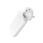 FIXED Slim Traveller 2xUSB-C utazási töltő világadapter GaN 45W, fehér - Image 2