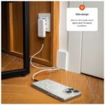 FIXED Slim Traveller 2xUSB-C utazási töltő világadapter GaN 45W, fehér - Image 7