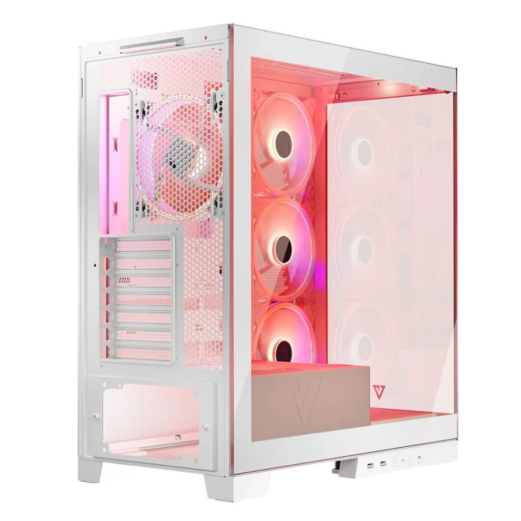 Modecom Volcano Space Apex ARGB Tempered Glass White - Image 10