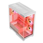 Modecom Volcano Space Apex ARGB Tempered Glass White - Image 12