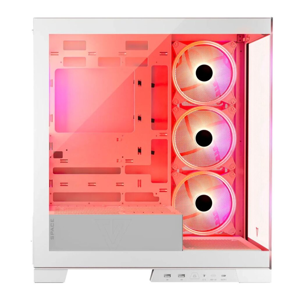 Modecom Volcano Space Apex ARGB Tempered Glass White - Image 15