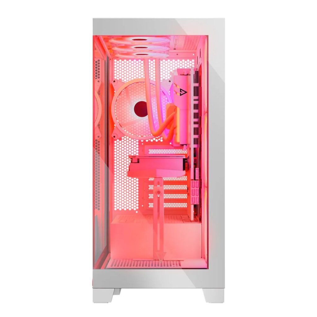 Modecom Volcano Space Apex ARGB Tempered Glass White - Image 18