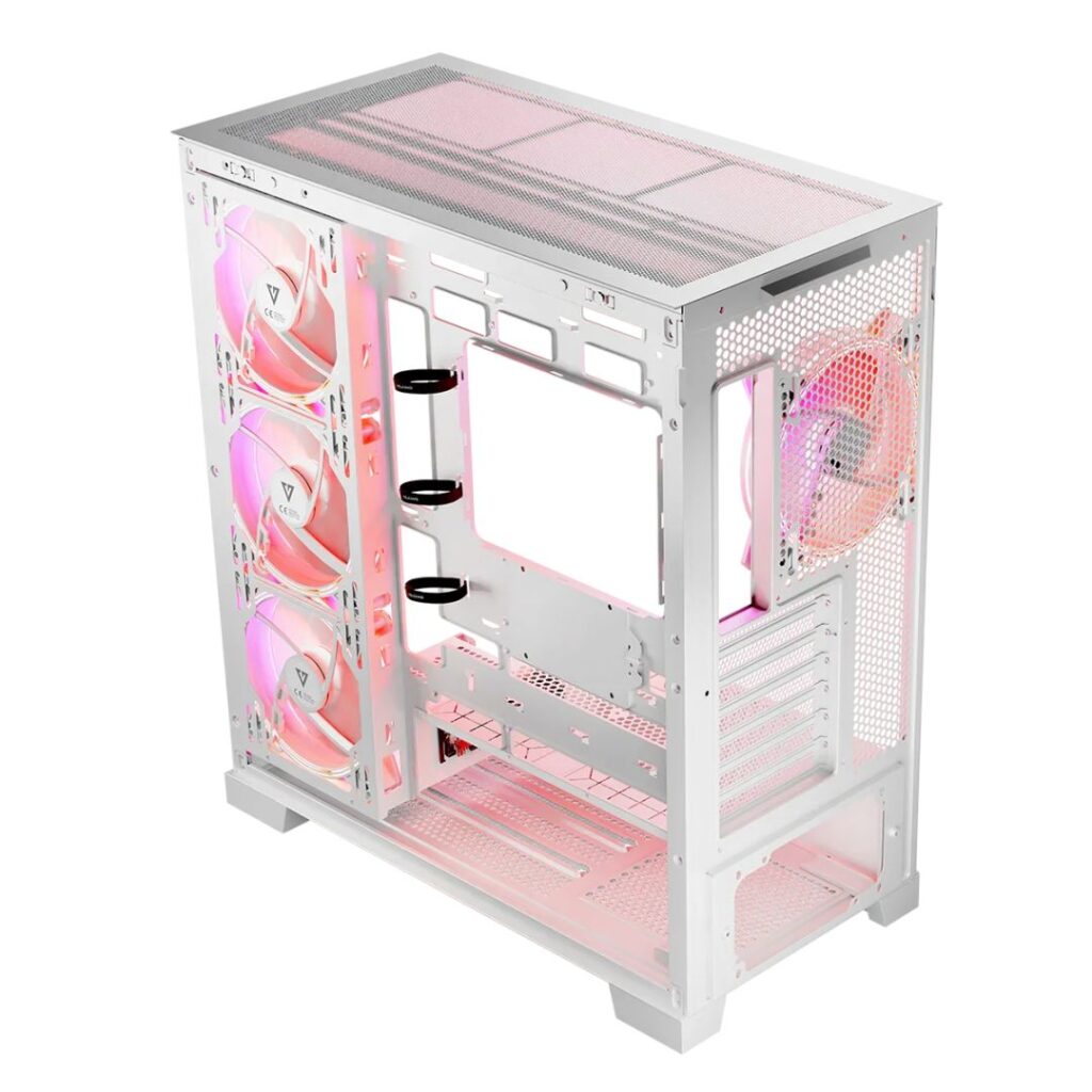 Modecom Volcano Space Apex ARGB Tempered Glass White - Image 19