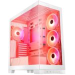 Modecom Volcano Space Apex ARGB Tempered Glass White - Image 7