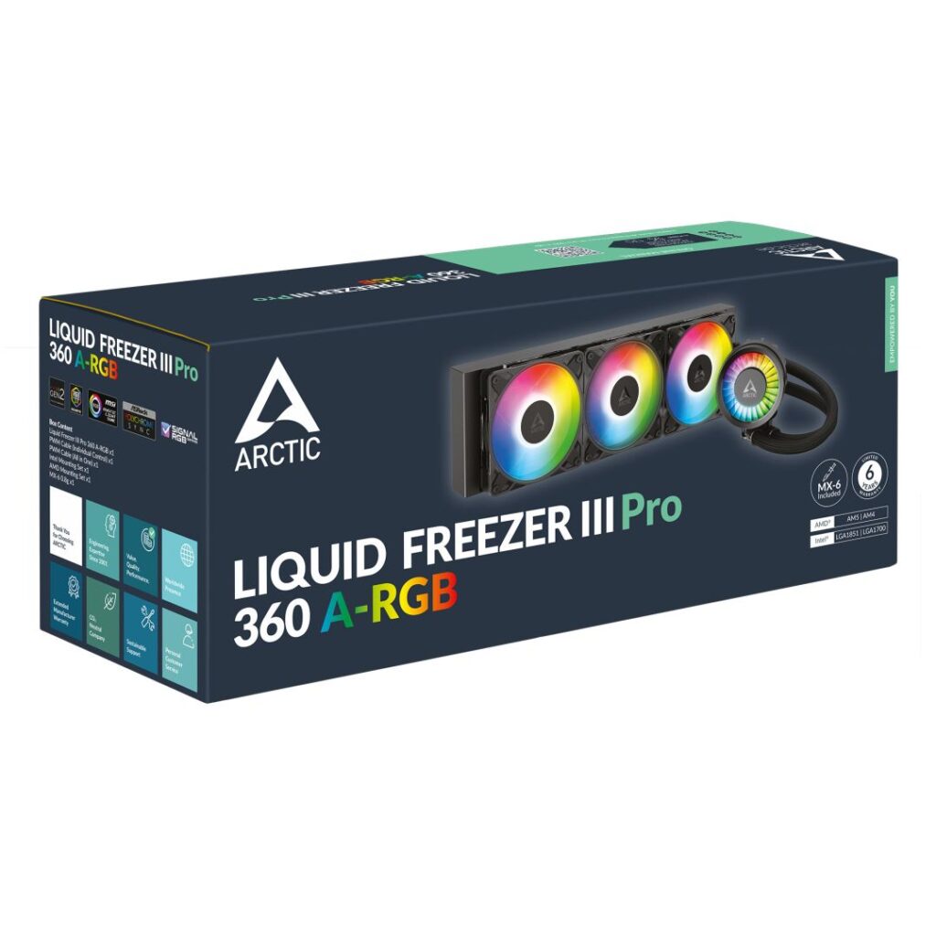 Arctic Liquid Freezer III Pro 360 A-RGB Black - Image 6