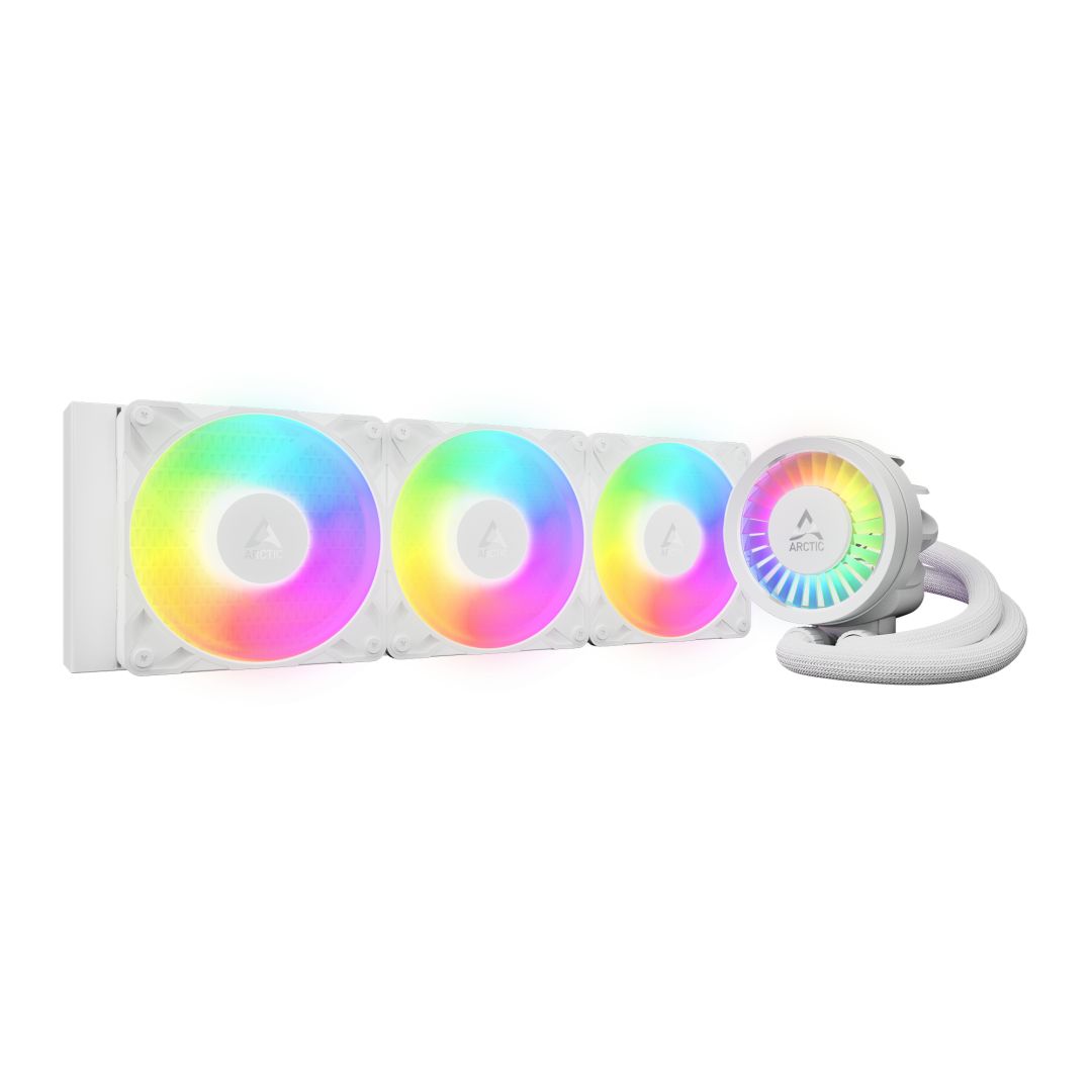 Arctic Liquid Freezer III Pro 360 A-RGB fehér vízhűtéses processzor hűtő - Image 1