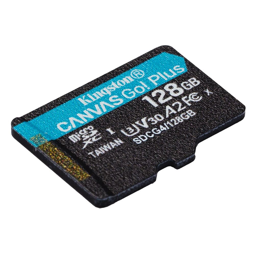 kingston-128gb-microsdxc-canvas-go-plus-gen4-class-10-uhs-i-u3-adaper-nelkul_1.jpg KINGSTON Memóriakártya MicroSDXC 128GB Canvas Go Plus Gen4 200R A2 U3 V30 Adapter nélkül - Image 1
