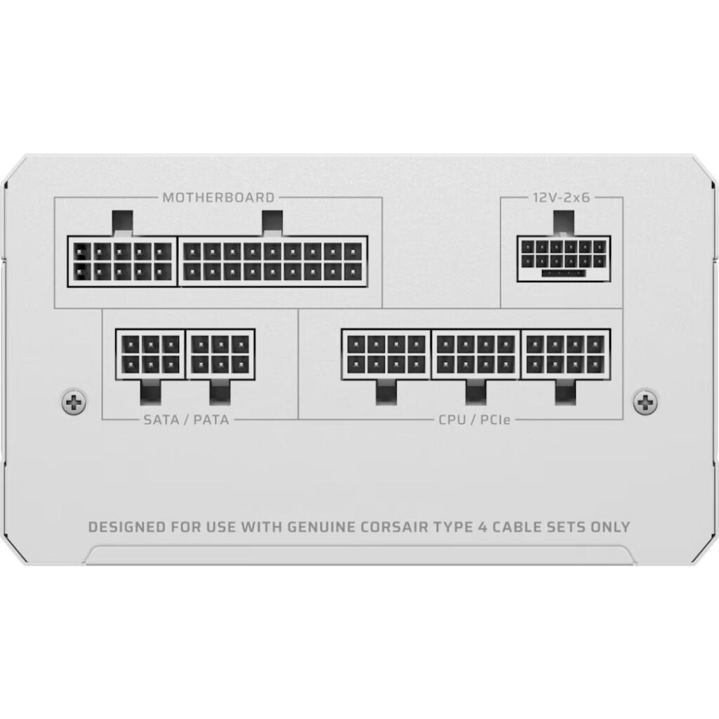Corsair 750W 80+ Gold RM1000e (2025) White - Image 3