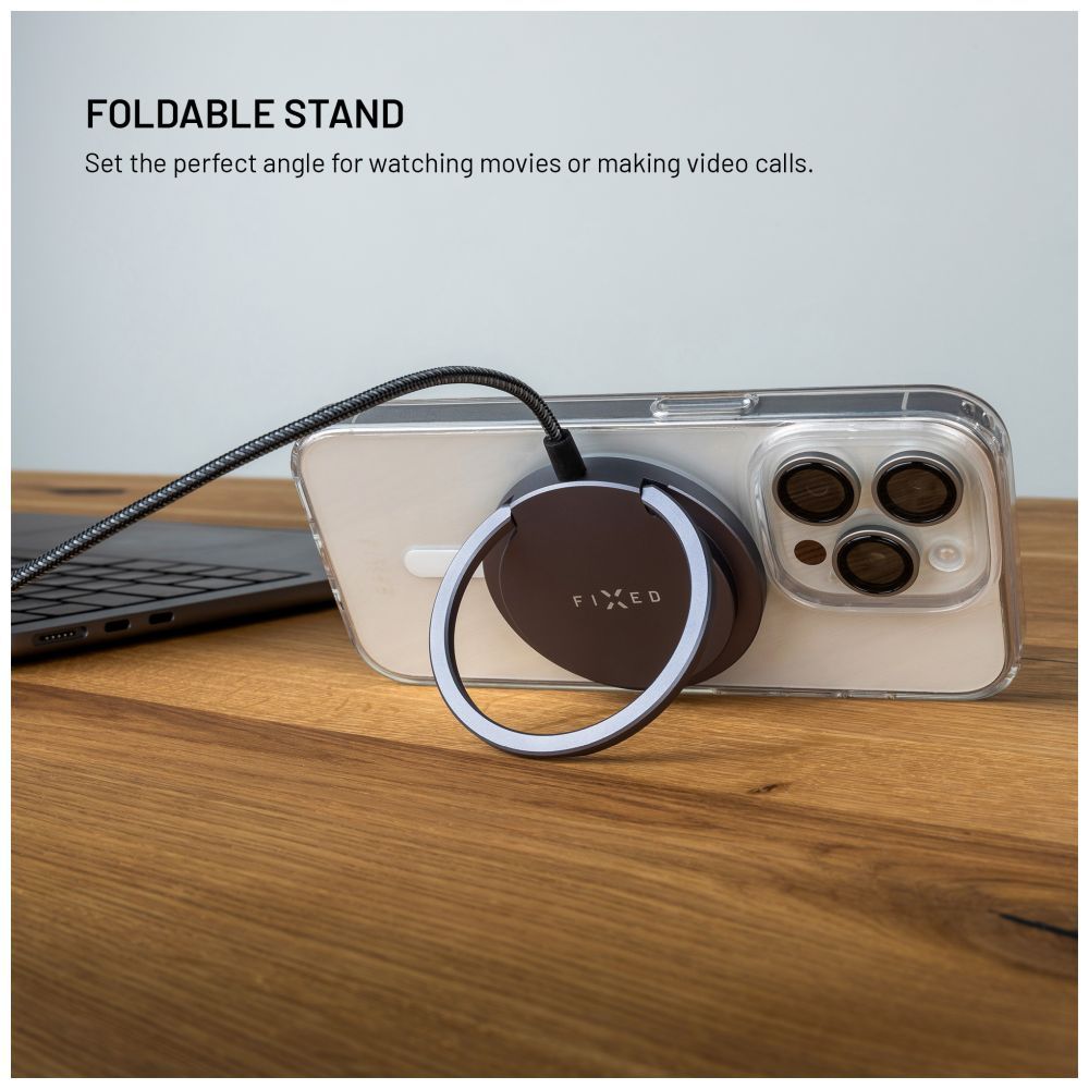 FIXED Wireless töltő Magsafe támogatással, szürke - Image 6
