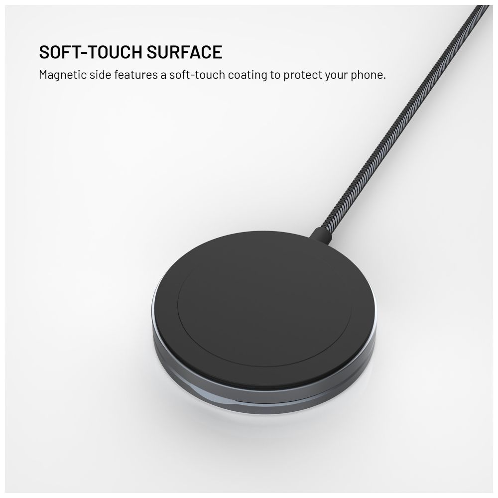 FIXED Wireless töltő Magsafe támogatással, szürke - Image 9