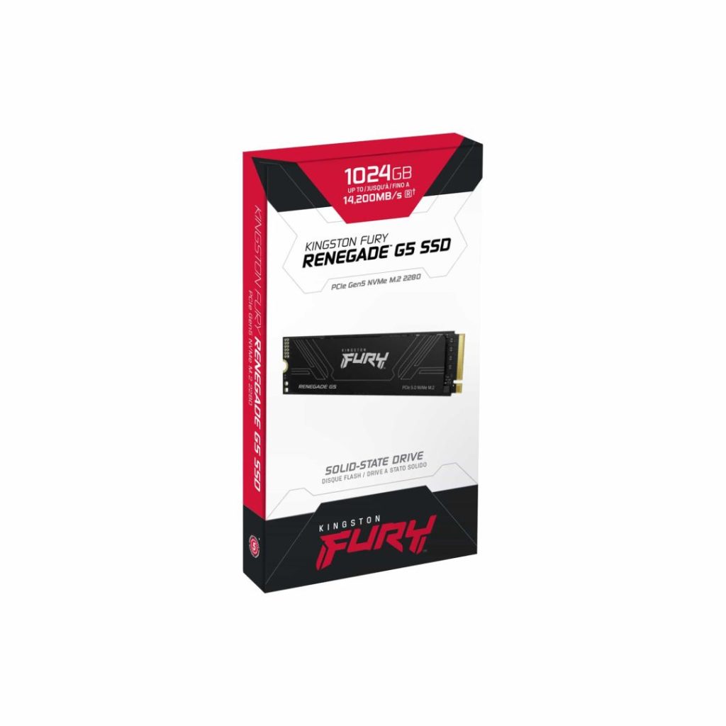 KINGSTON SSD M.2 PCIe 5.0 NVMe 1024GB FURY Renegade G5 - Image 3