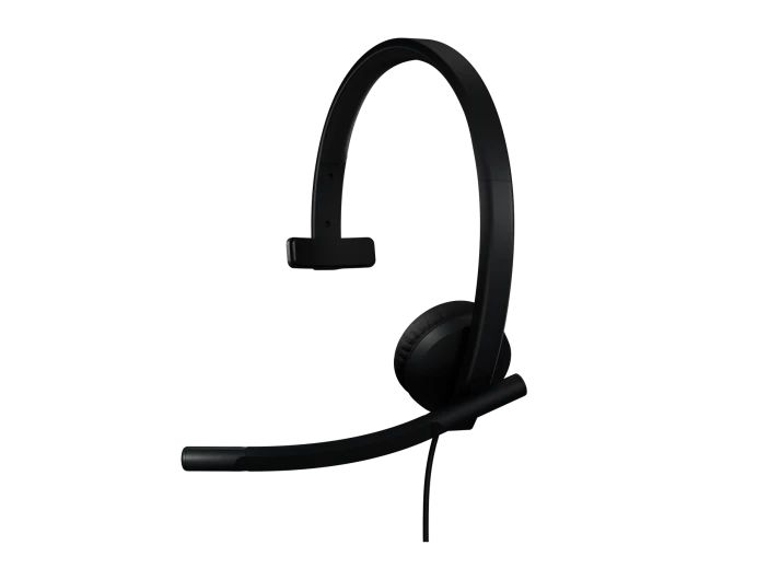 Logitech H570E Teams USB-C Mono Headset Black - Image 1