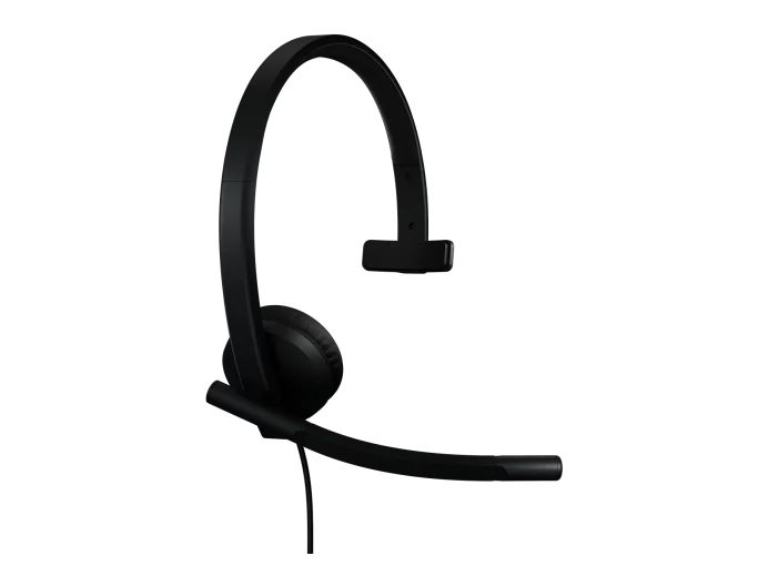 Logitech H570E Teams USB-C Mono Headset Black - Image 2