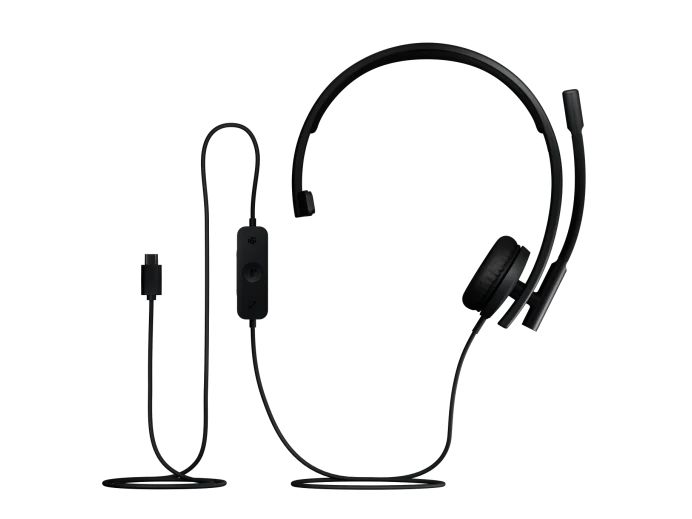 Logitech H570E Teams USB-C Mono Headset Black - Image 5
