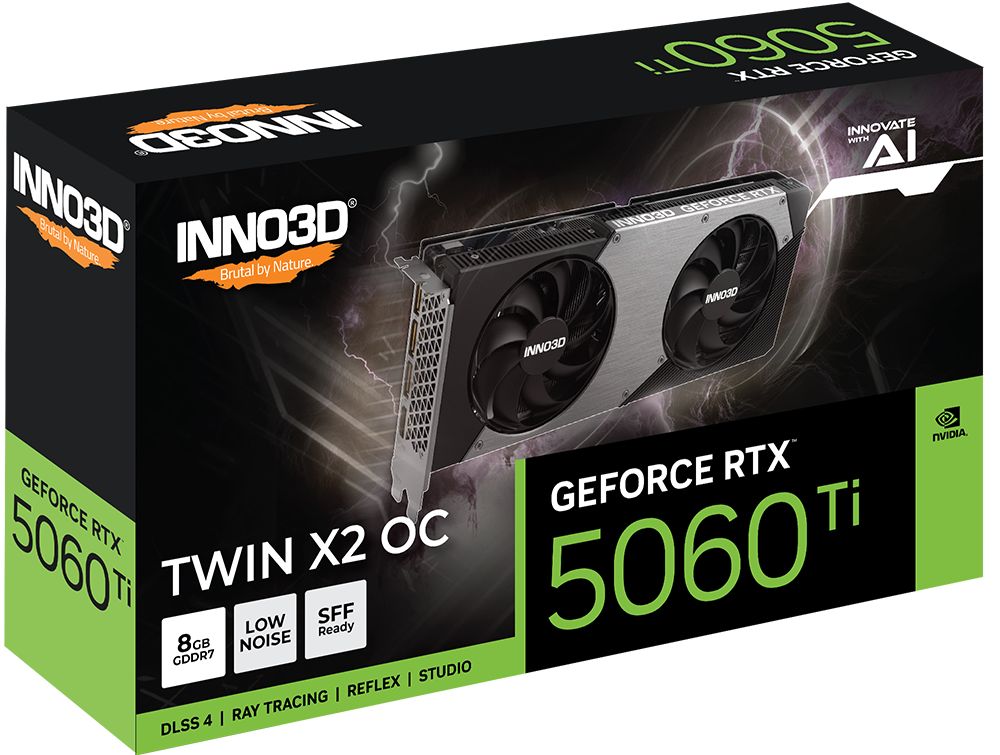 Inno3D GeForce RTX5060 Ti 8GB DDR7 Twin X2 OC - Image 3
