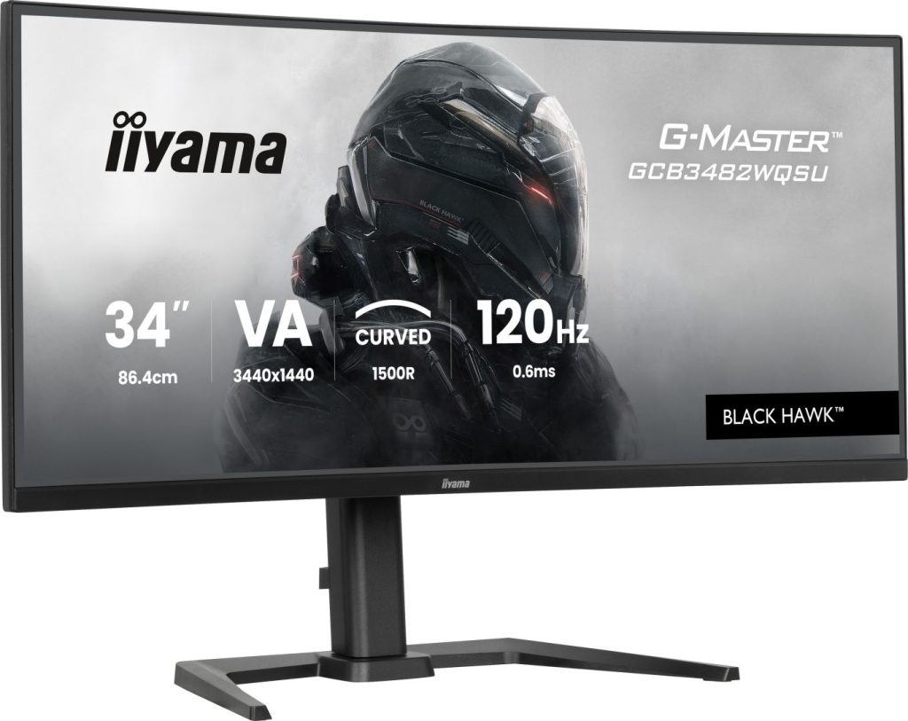 iiyama 34" G-Master GCB3482WQSU-B1 LED Curved - Image 2
